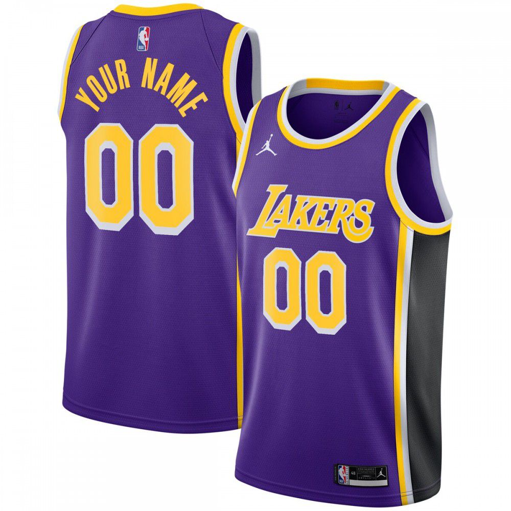Los Angeles Lakers Jordan Brand Swingman Custom Jersey - Statement Edition - Purple-Pro Kit Vault | Brand New 26/27 Sports Jerseys